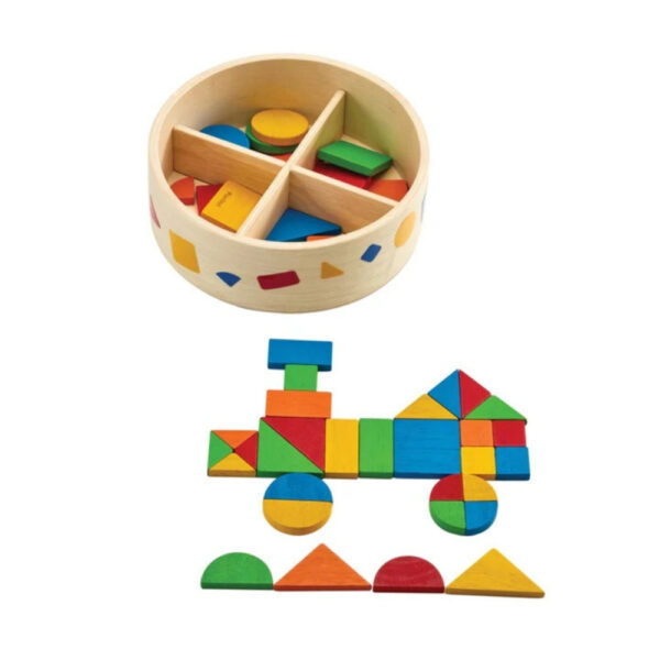 קופסת מוזאיקה מונטסורי Plan Toys