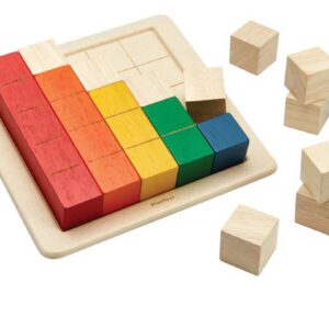 קוביות מנייה צבעוניות Plan Toys
