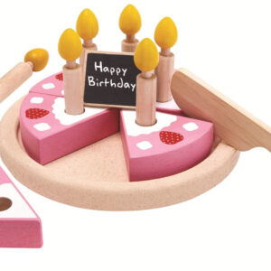 עוגת יום הולדת דו צידית מעץ Plan Toys