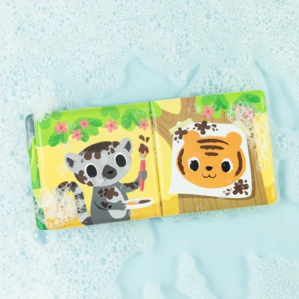 ספר קסם לאמבטיה חיות ג'ונגל Tiger Tribe