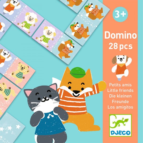 משחק דומינו חיות חברים קטנים Djeco