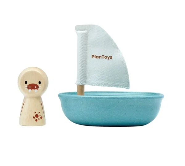 סירת מפרש ניבתן לאמבטיה Plan Toys