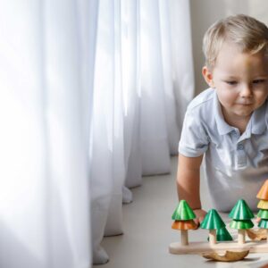 משחק ספירה ומיון מעץ עצים Plan Toys