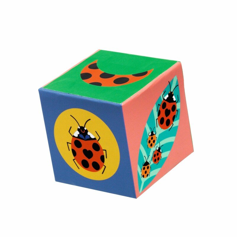 מגדל 10 קוביות חיות בר Djeco