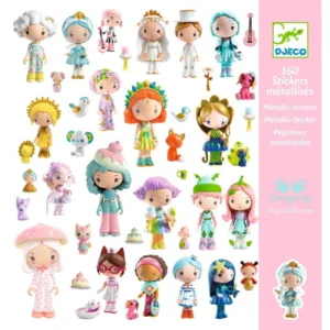 יצירה 160 מדבקות טינילי - DJECO tinyly