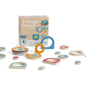 משחק הבחנה וזריזות צורות מעץ BS Toys