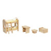 חדר ילדים קלאסי עץ טבעי לבית בובות Plan Toys