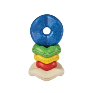 מגדל גלים צבעוני מעץ Plan Toys
