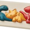 פאזל משפחת דינוזאורים מעץ Plan Toys