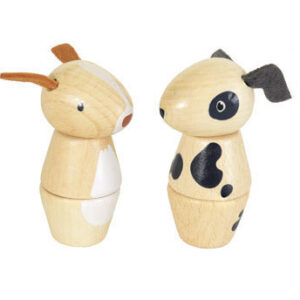 משחק הרכבה כלבלבים מתברגים מעץ Egmont Toys
