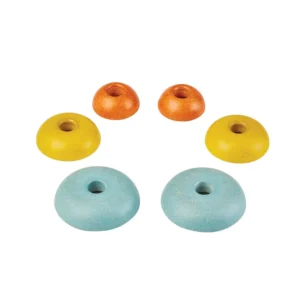 מגדל טבעות קעריות השחלה מעץ Plan Toys