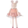 בובת עכברה רקדנית מתוקה בוורוד Moulin Roty