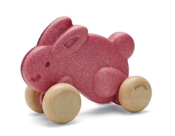 דחוף את הארנב ורוד - PlanToys Plan Toys