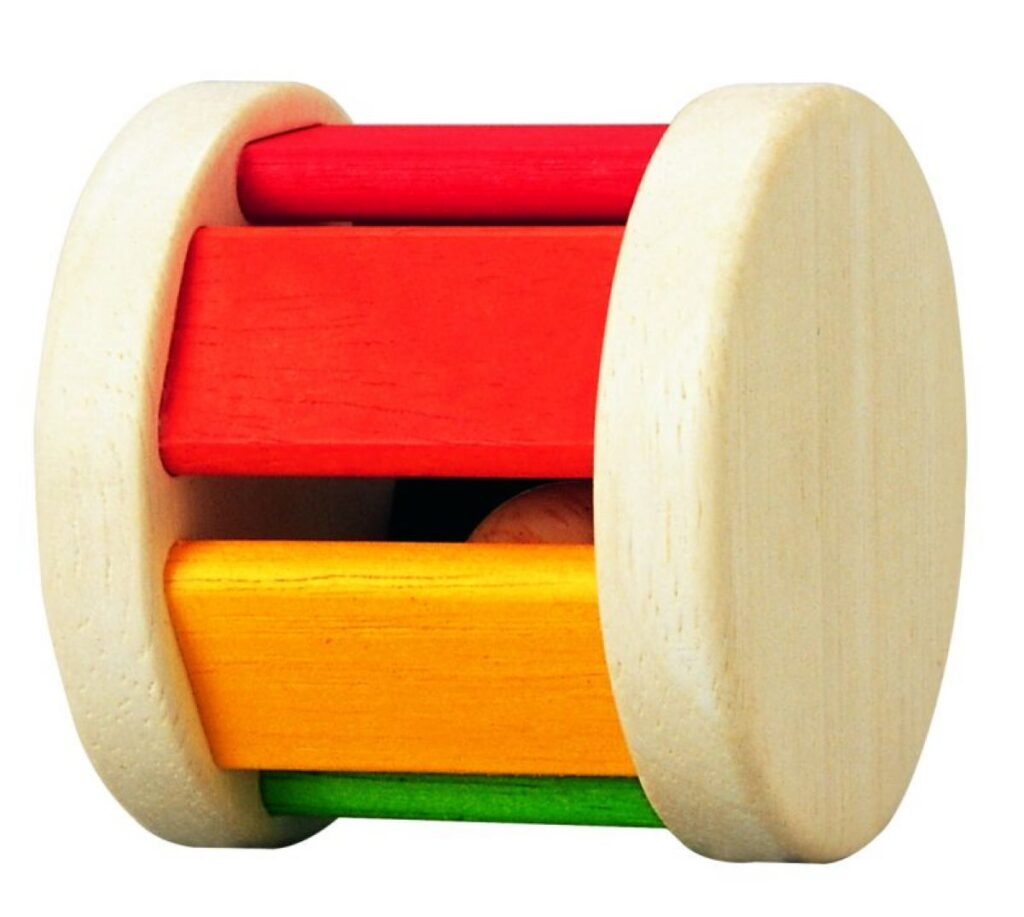 רעשן מתגלגל מעץ Plan Toys