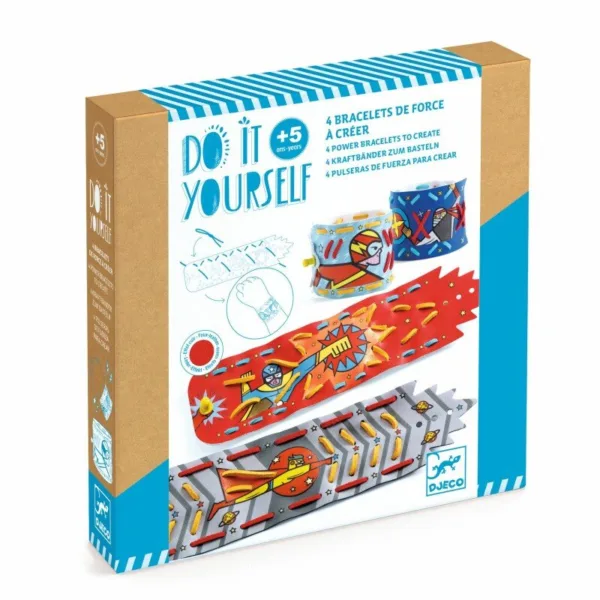יצירה DIY צמידי גיבורי על Djeco