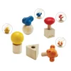 משחק הברגות מעץ Plan Toys