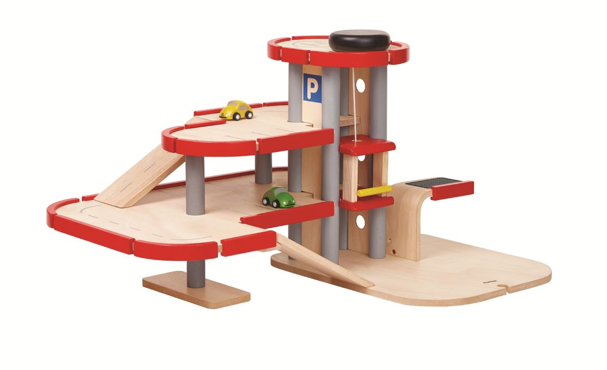 חניון מעץ חדש Plan Toys
