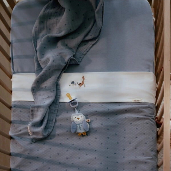 חיתול טטרה Swaddle 120X120 - כחול פסטל Little Dutch