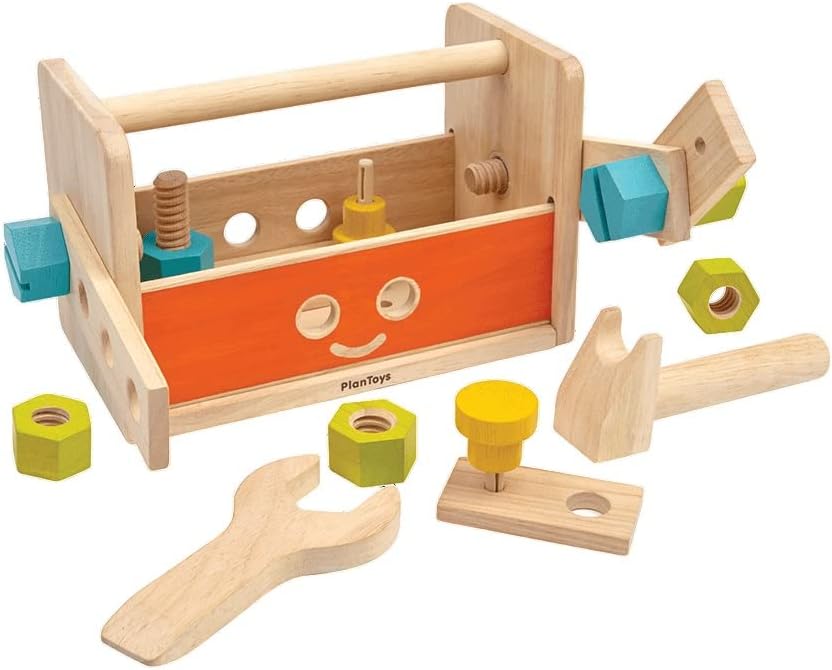 ארגז כלי עבודה מעץ רובוט Plan Toys