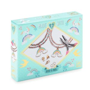 יצירה צמידי חברות לי ולך קשת בענן Djeco