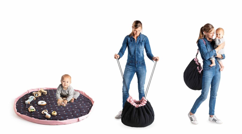 משטח פעילות ונשיאה לקטנטנים פרחים Play and Go