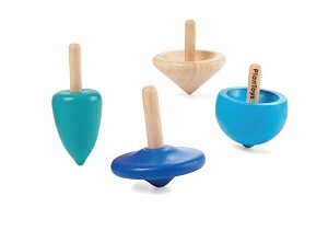 סט ארבעה סביבונים בקופסא Plan Toys