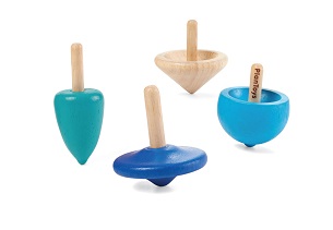 סט ארבעה סביבונים בקופסא Plan Toys
