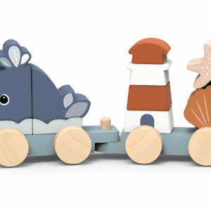 רכבת השחלות מעץ 'אוקיינוס' Speedy Monkey