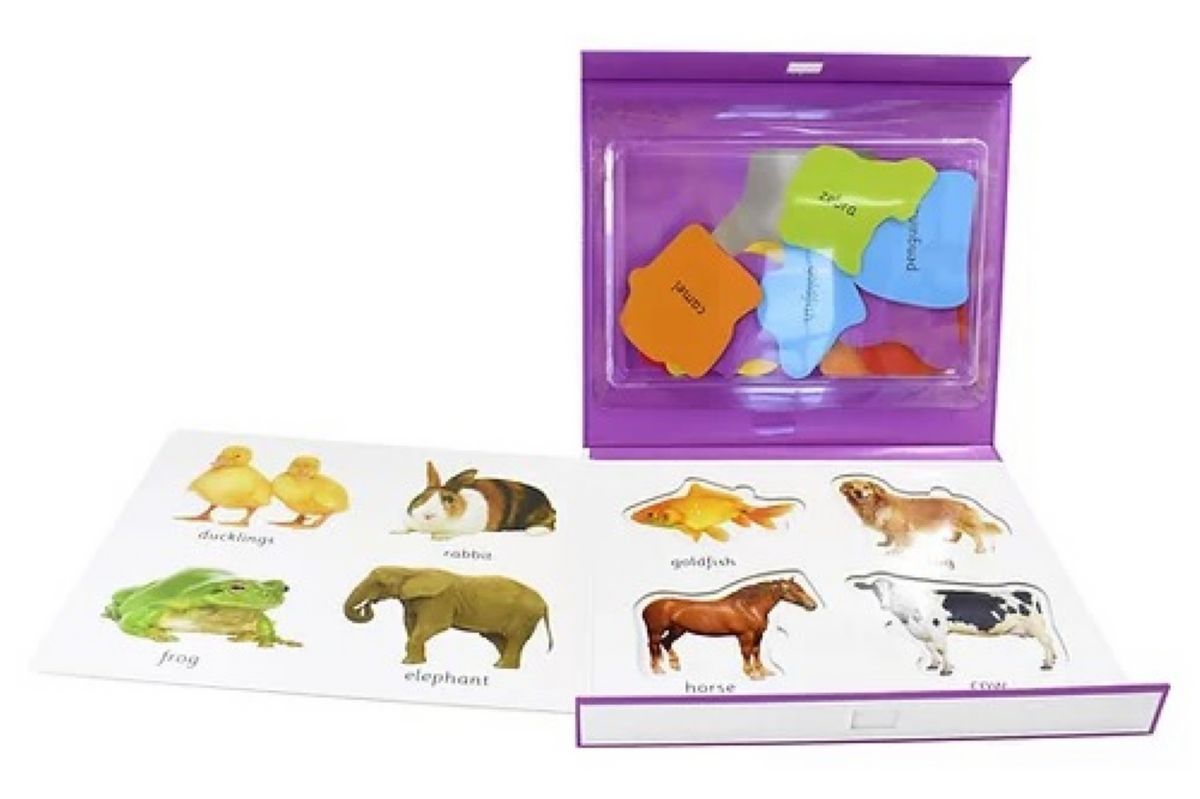 ספר פאזל שקעים חיות Priddy Books