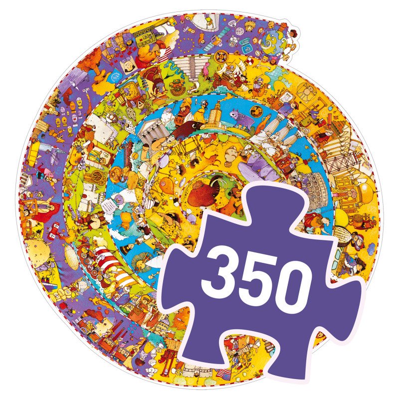 פאזל 350 -היסטוריה חדש Djeco