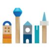 קוביות עיר מעץ Plan Toys