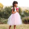 תחפושת שמלת נסיכה ורוד כסף (5-6) Great Pretenders