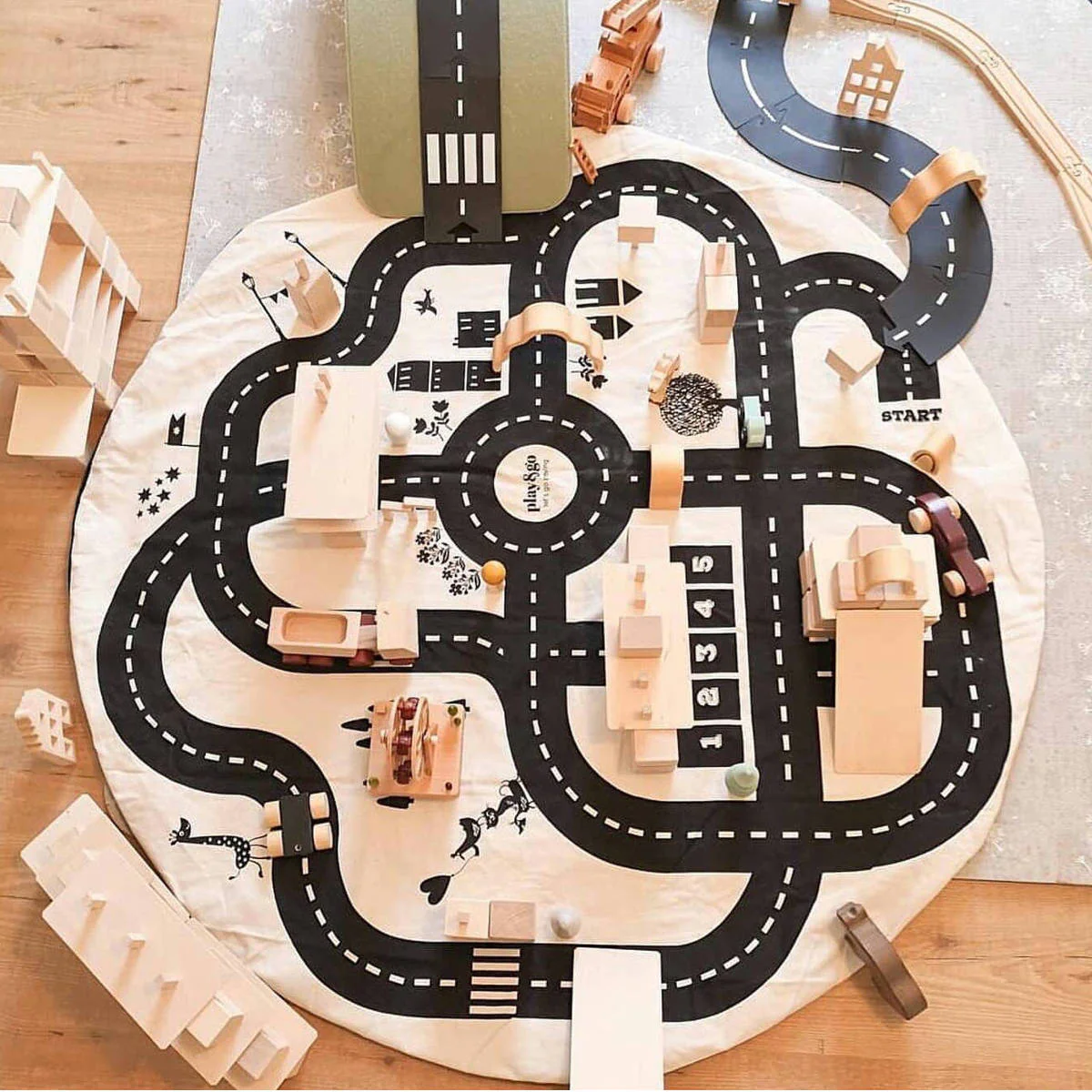 משטח פעילות ונשיאה כבישים Play and Go
