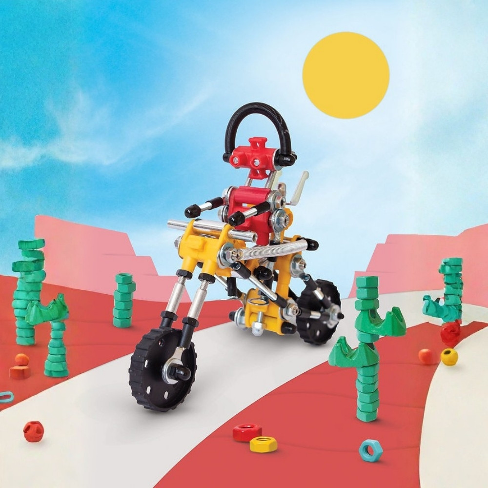 ערכת הרכבה רובוט אופנוען TheOffbits - RiderBit The OffBits