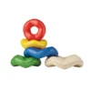 מגדל גלים צבעוני מעץ Plan Toys
