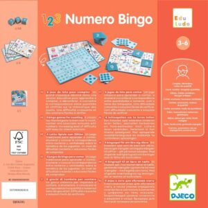 משחק לימודי - בינגו מספרים Djeco