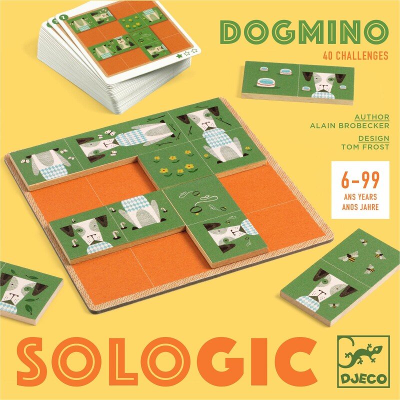 משחק חשיבה סולוג'יק דוגמינו Djeco