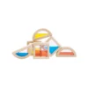 קוביות מים צבעוניות מעץ Plan Toys