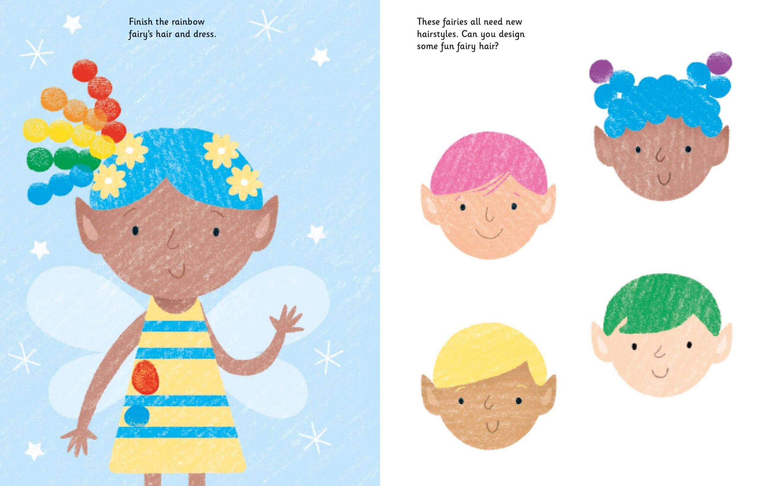 יצירה בטביעות אצבעות חד קרן Usborne