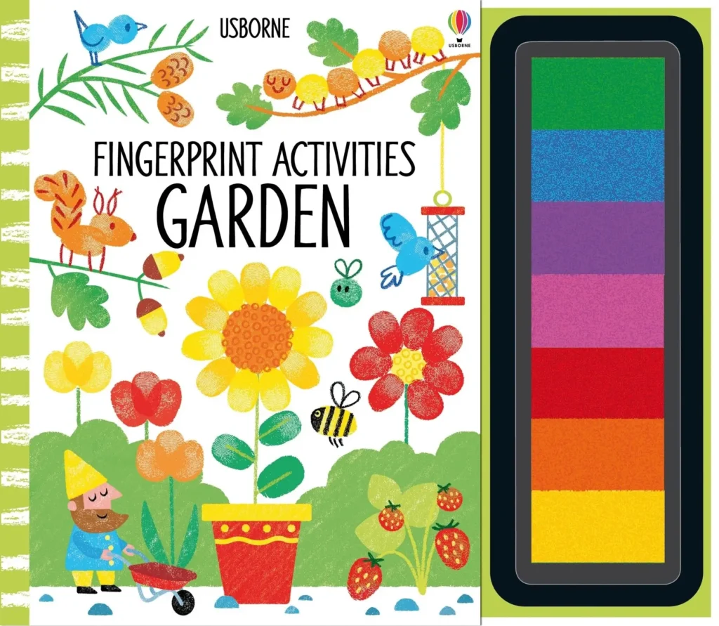 יצירה בטביעות אצבעות גינה Usborne