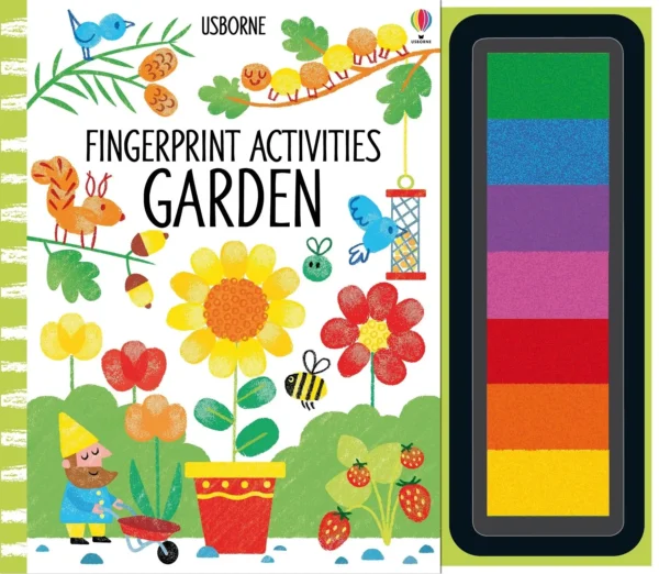 יצירה בטביעות אצבעות גינה Usborne