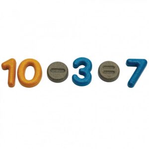 ערכת מספרים וסימנים מעץ Plan Toys