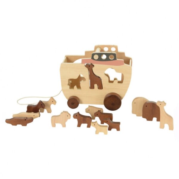משחק נגרר תיבת נח מעץ Egmont Toys