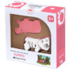 הרכבה היפופוטם מגנטי עם שלד וסביבת מחיה 3D Halftoys
