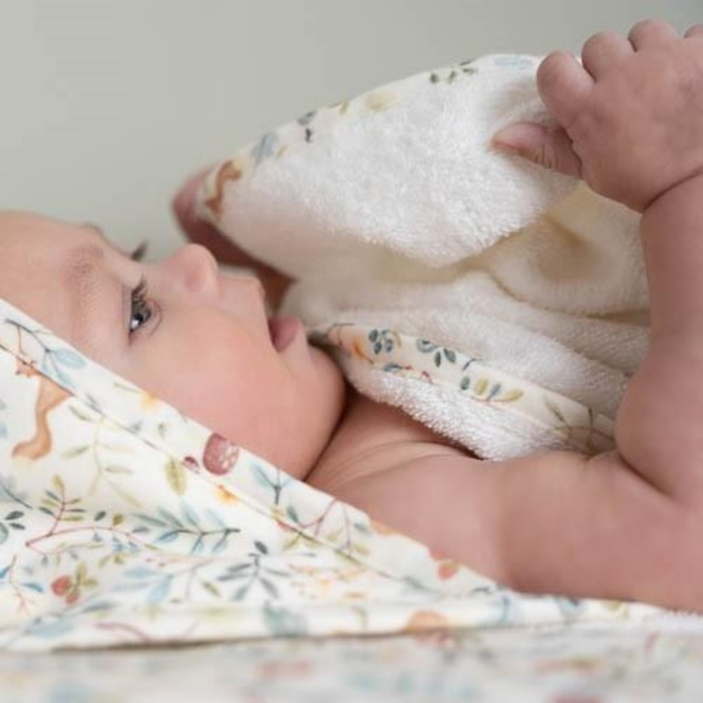 מגבת קפוצ'ון 100X100 - פלאי היער Little Dutch