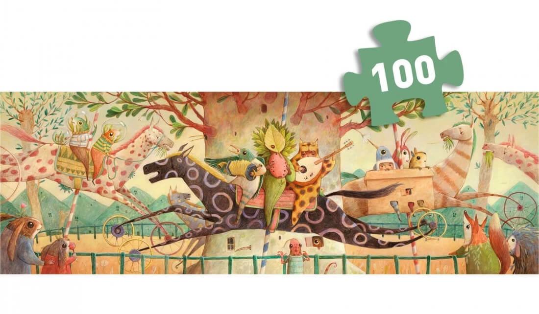 פאזל גלריה 100 רכיבה מופלאה Djeco