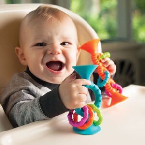 נשכן חישוקים כתום בוואקום Fat Brain Toys