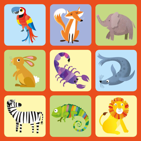 משחק לוטו חיות Usborne