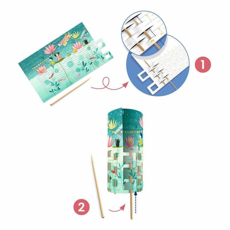 יצירה DIY מנורות נייר ריקוד הגחליליות Djeco