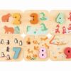 פאזל עץ לימוד מספרים ומניה 1-10 | Lelin